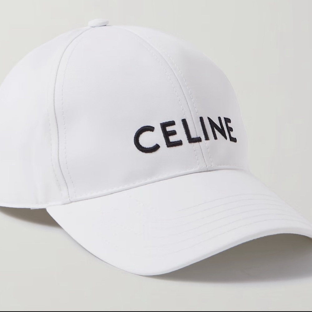 Celine Classic White Baseball Cap